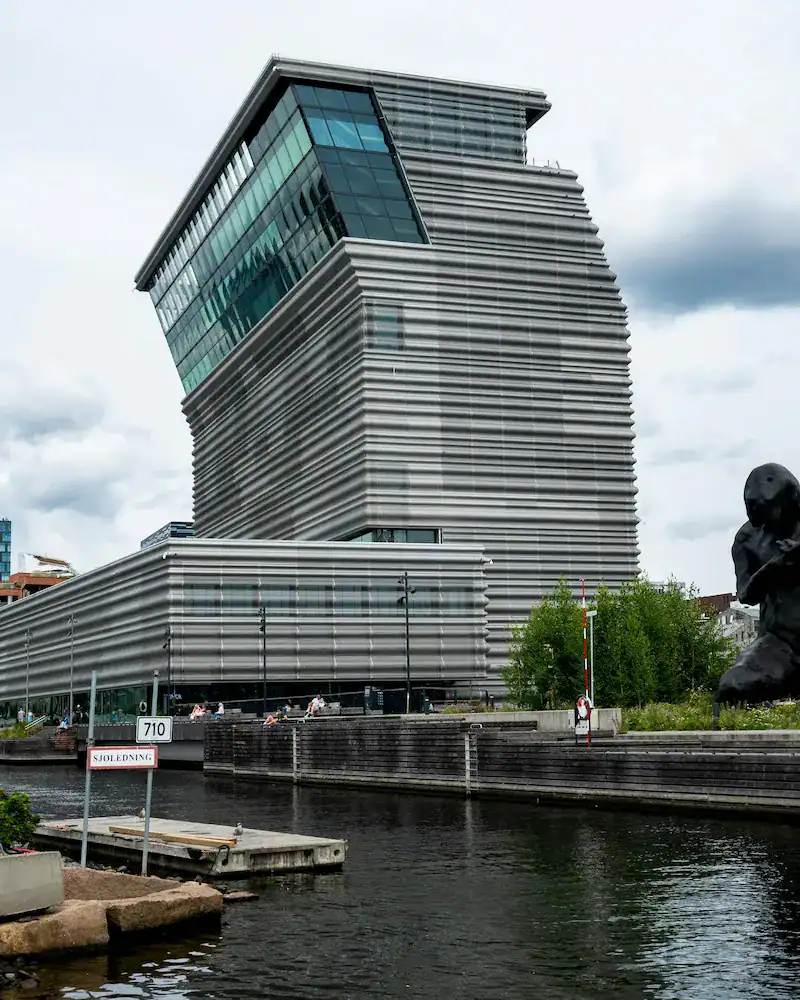 Munch-Museum in Oslo am Bjørvika-Hafen
